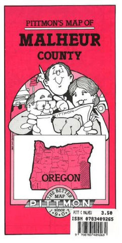 Buy map Malheur County, Oregon by Pittmon Map Company