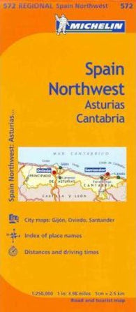 Buy map Asturias and Cantabria, Spain (572)