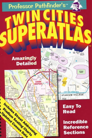 Buy map Twin Cities, Minnesota SuperAtlas by Hedberg Maps