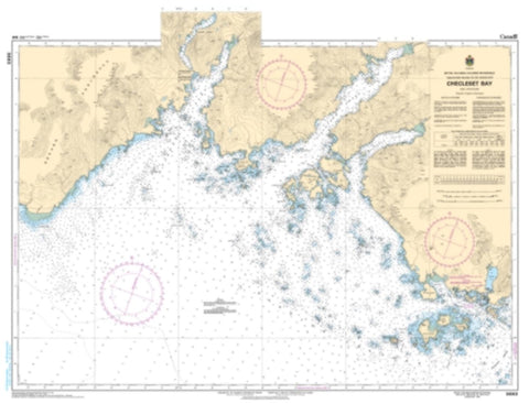 Buy map Checleset Bay by Canadian Hydrographic Service