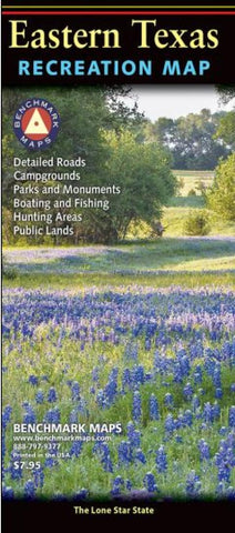 Buy map Texas, Eastern, Recreation Map by Benchmark Maps