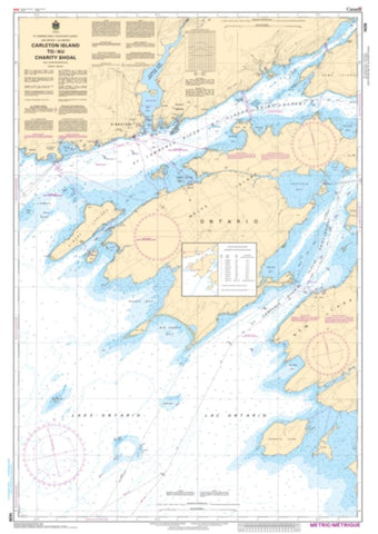 Buy map Carleton Island to/au Charity Shoal by Canadian Hydrographic Service