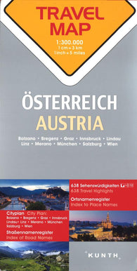 Buy map Austria : travel map = Österreich = Autriche