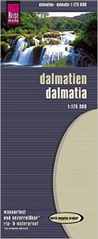 Buy map Dalmatien = Dalmatia Road Map