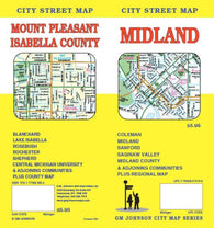 Buy map Midland : city street map = Mount Pleasant : Isabelle County : city street map