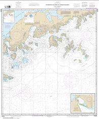 Buy map Shumagin Islands to Sanak Islands; Mist Harbor (16540-13) by NOAA
