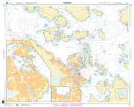 Buy map STAVANGER HAVN MED INNSEILINGER (455) by Kartverket