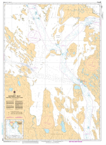 Buy map Bathurst Inlet - Northern Portion/Partie Nord by Canadian Hydrographic Service