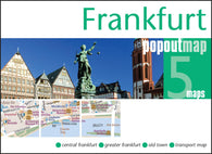 Buy map Frankfurt, Germany, PopOut Map by PopOut Products, Compass Maps Ltd.