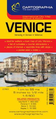 Buy map Venice, Italy by Cartographia