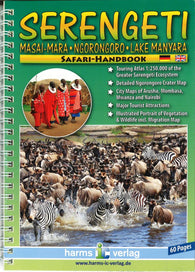 Buy map Serengeti, Safari-Handbook by Harms IC Verlag
