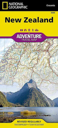 Buy map New Zealand Adventure Map 3500