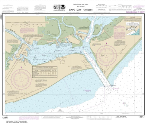 Buy map Cape May Harbor (12317-32) by NOAA