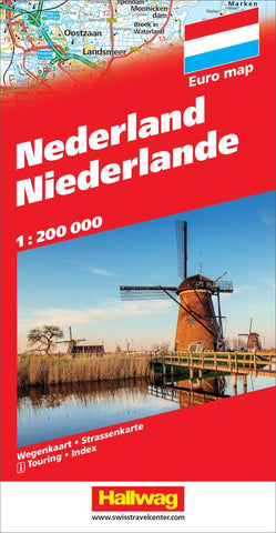 Buy map Netherlands with Distoguide by Hallwag