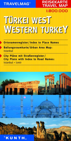 Buy map Turkey, Western by Kunth Verlag
