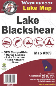 Buy map Lake Blackshear Fishing Map