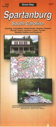 Buy map Spartanburg, South Carolina by The Seeger Map Company Inc.