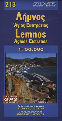 Buy map Limnos, Greece by Road Editions