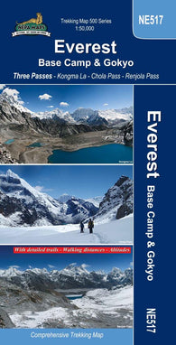 Buy map Everest Base Camp and Gokyo : Three Passes : Kongma La - Chola Pass - Renjola Pass