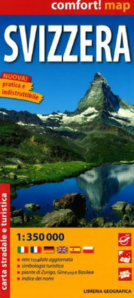 Buy map Switzerland/Svizzera, Laminated Road Map by Libreria Geografica