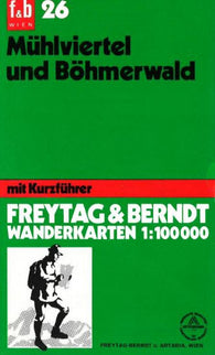 Buy map Muhlviertel and Bohmerwald, WK 26 by Freytag-Berndt und Artaria