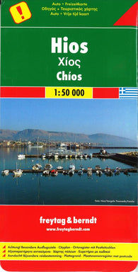 Buy map Chios, Greece by Freytag-Berndt und Artaria