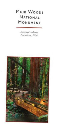 Buy map Muir Woods National Monument, California by Redwood Hikes Press