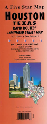 Buy map Houston, Texas Rapid Routes by Five Star Maps, Inc.