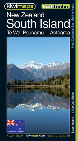 Buy map South Island, New Zealand, Pathfinder Map by Kiwi Maps