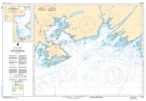 Buy map Port Aux Basques and Approaches/et les Approches by Canadian Hydrographic Service