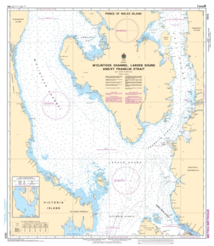 Buy map MClintock Channel, Larsen Sound and/et Franklin Strait by Canadian Hydrographic Service