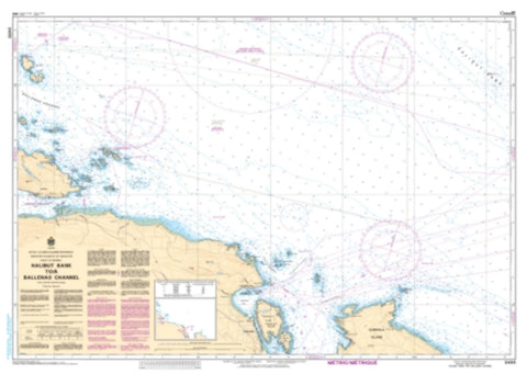 Buy map Halibut Bank to/a Ballenas Channel by Canadian Hydrographic Service
