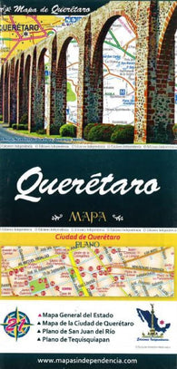 Buy map Queretaro, Mexico, State and Major Cities Map by Ediciones Independencia
