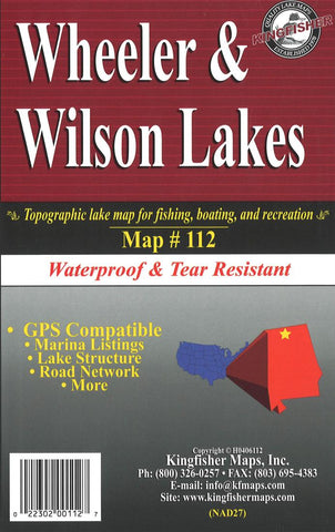 Buy map Wheeler & Wilson Lakes