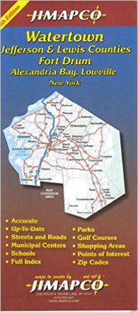 Buy map Jefferson County, New York by Jimapco