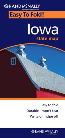 Buy map Iowa, Easy to Fold by Rand McNally