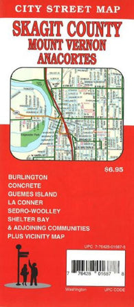 Buy map Skagit County, Mount Vernon and Anacortes, Washington by GM Johnson