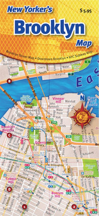 Buy map New Yorkers Brooklyn Map by Opus Publishing