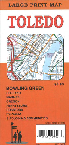 Buy map Toledo : large print map = Toledo : Bowling Green : large print map