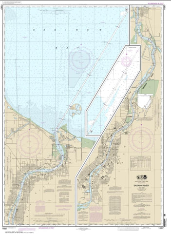 Buy map Saginaw River (14867-27) by NOAA