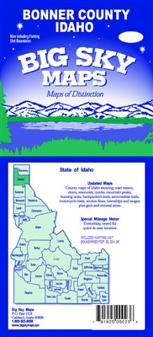 Buy map Bonner County, Idaho by Big Sky Maps