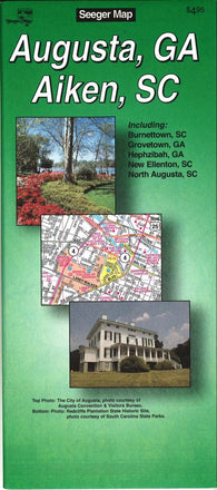Buy map Augusta, Georgia and Aiken, South Carolina by The Seeger Map Company Inc.