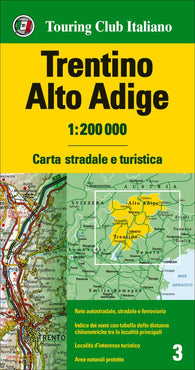 Buy map Trentino-Alto Adige, Italy