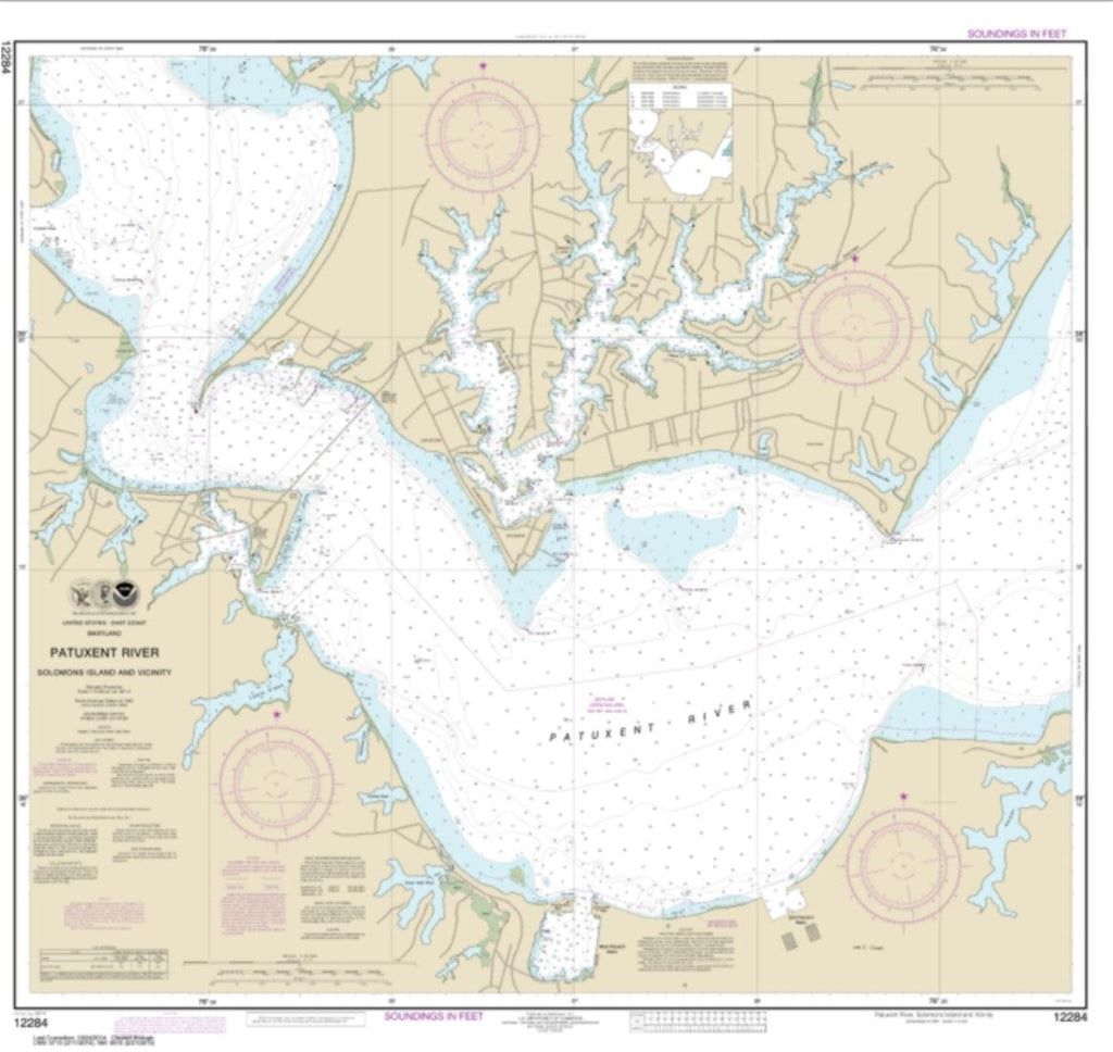 Buy map: Patuxent River Solomons lsland and Vicinity (12284-17) by ...