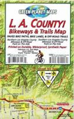 Buy map L.A. County Bikeways and Trails, folded, 2013 by Frankos Maps Ltd.