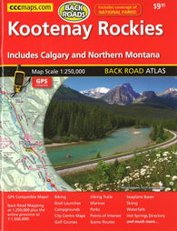 Buy map Kootenay Rockies Back Road Atlas by Canadian Cartographics Corporation