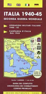 Buy map Italy 1940-1945 : World War II