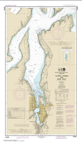 Buy map Olympia Harbor and Budd Inlet (18456-21) by NOAA