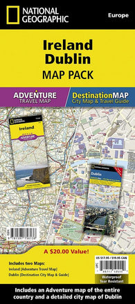 Buy map Ireland & Dublin Map Pack Bundle by National Geographic Maps