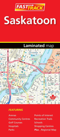 Buy map Saskatoon Fast Track Map